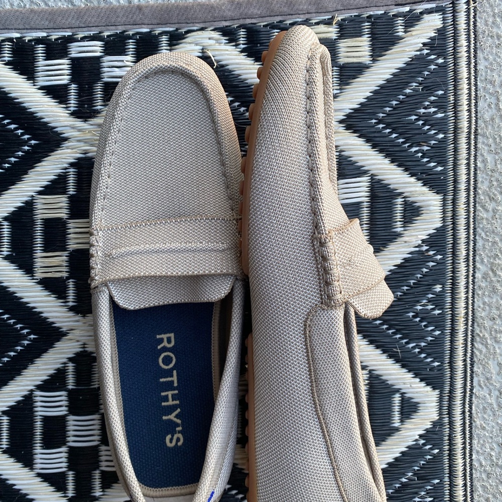Rothy's Tan Slip-On Loafers with Classic Design